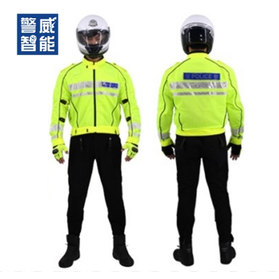 夏季摩托車騎行服-全黃